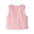 thumbnail image 4 of Bovxnpu Girls Outwear Jackets Western Denim Fringe Vests Holiday Jacket Outfits, 4 of 8