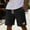 c01Black, variant on Men's Linen Casual Shorts Elastic Waist Drawstring Summer Beach With Pockets Lightweight Breathable Loose Shorts Beige M