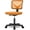 Orange, variant on Demi Bonn Office Desk Chair No Wheels, Ergonomic Executive Sled Base Mesh Computer Chairs, Comfy Arms, Lumbar Support, Orange
