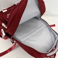 thumbnail image 5 of FUZHIQ Large Capacity School Backpack with Multi Pocket Design, Durable Padded Straps Daypack for Ages 8-14 Elementary Middle Back to School, Red, 5 of 9