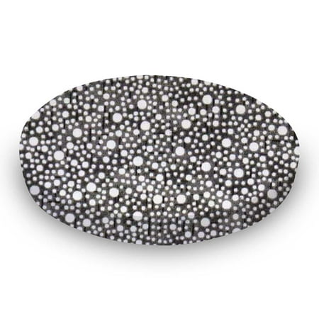 Sheetworld Fitted Oval Crib Sheet Stokke Sleepi Confetti Dots