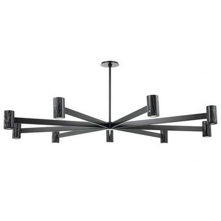 

288W 9 Led Chandelier-6.75 inches Tall and 64 inches Wide Bailey Street Home 116-Bel-4623783