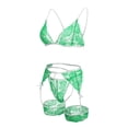 thumbnail image 3 of Gibobby Ropa sexy de mujer para sexo Bragas de satén para mujer, sexy, con costuras de cinta, sin espalda, lencería erótica(Verde, CH), 3 of 5