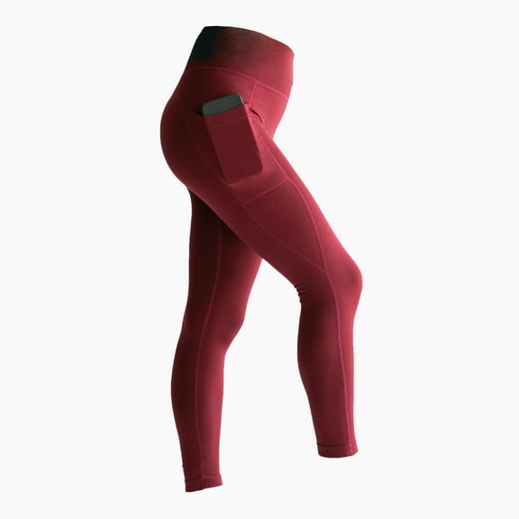 High Waist Workout Leggings for Tummy Support, Side Pockets, Breathable, Stretchy, Squat-Proof Leggings for Women