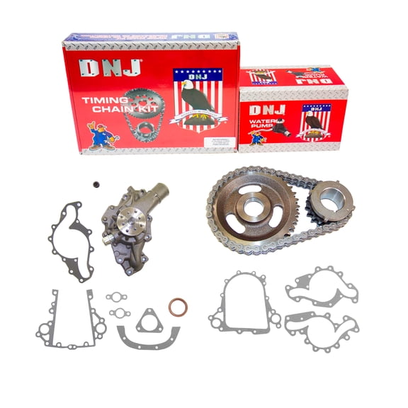 DNJ TK3195AWP Timing Chain Kit with Water Pump Fits Cars & Trucks 96-99 AM General 6.5L V8 OHV