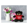 thumbnail image 6 of DolliBu I LOVE YOU Super Soft Black Bear Plush- Cute Stuffed Black Bear Animal with Red Shirt For Valentine, Anniversary, Romantic Date, Boyfriend, or Girlfriend Gift - 9 Inches, 6 of 7