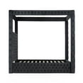 thumbnail image 6 of Better Home Products Dream Luxurious Velvet Canopy Bed, King, USB Port, Contemporary, Black, 6 of 9