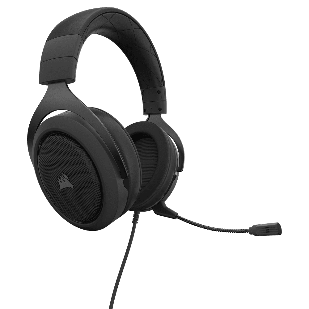 Corsair HS50 Pro Stereo Gaming Headset - Discord Certified Headphones - Works with PC, Mac, Xbox Series X, Xbox Series S, Xbox One, PS5, PS4, Nintendo Switch, iOS and Android - Carbon
