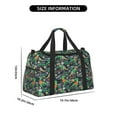 thumbnail image 3 of Picia Dinosaur Plays Soccer Print Travel Duffle Bag,Weekender Bags for Women with Shoe Compartment, Gym Duffel Bag with Wet Pocket, Hospital Bags for Labor and Delivery, 3 of 7
