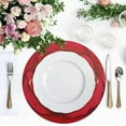 thumbnail image 5 of Happy Valentine's Day Red Rose Flower Round Place Mats Set of 6, Heat Stain Insulation Table Mats Non-Slip Grid Woven Placemats 15.4 Inch for Kitchen Dining Table Holiday, 5 of 7