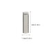 thumbnail image 4 of Riwesomey Tornillo publicitario Hueco de alto brillo Diseño aerodinámico Espejo de vidrio Clavo Tuerca ligera Perno Soporte para colgar en la pared 12x20 Herramientas y ferretería 16x60mm Riwesomey TO008095-15B, 4 of 6