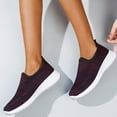 thumbnail image 4 of GPOECD Women Shoes Casual Fashion Breathable Mesh Hollow Out Design Platform Soft Sole Lightweight Walking Sneakers Womens Shoes ,40, 4 of 5