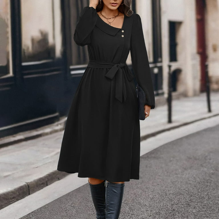 Gown Styles Black Office Dresses Shop Black Knee Length Gown Work