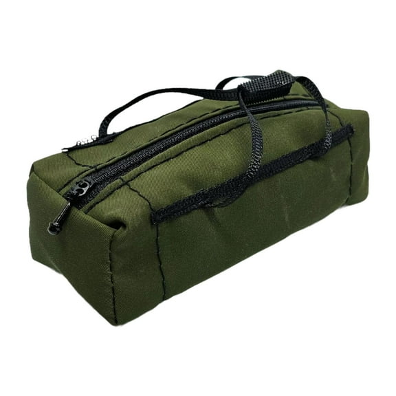 LeeQinersw RC Car Luggage Bag High Simulation for 1:10 RC Crawler Car Accessories Decor Green