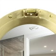 thumbnail image 2 of Nagina International Rose Gold Ornamental Decorative Premium Nautical Accentuated Brushed Solid Brass Heavy Porthole Mirror & Window | Pirate's Lavish Style Decor (Mirror, 12 Inches), 2 of 5
