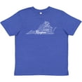 thumbnail image 3 of Inktastic Virginia State Word Salad Youth T-Shirt, 3 of 5