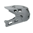thumbnail image 1 of Casco de bicicleta Casco de ciclismo para hombres y mujeres ligero con almohadilla de barbilla desmontable cómodo equipo de ventilación cara completa Gris, 1 of 8