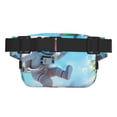 thumbnail image 3 of Easygdp Astronaut Tropical Dolphin Fanny Packs para Mujeres y Hombres, Bolsa de Cinturón, Bolsos de Cruz para Trabajo/Correr/Senderismo, 3 of 9