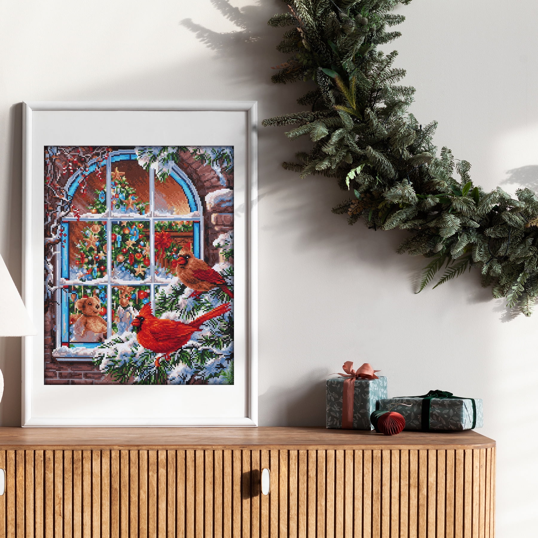 Diamond Dotz Christmas Window Diamond Painting Kits for Adults - Diamond Art Kits a Relaxing Creative Craft Kit with Dotz Gems