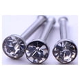thumbnail image 5 of DESIGNICE 60Pcs Stainless Steel Adults Nose Studs Rhinestone Piercing Nose Studs Rings Pins, 5 of 7