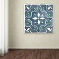 thumbnail image 3 of Trademark Fine Art 'Garden Getaway Tile II Blue' Canvas Art by Laura Marshall, 3 of 3