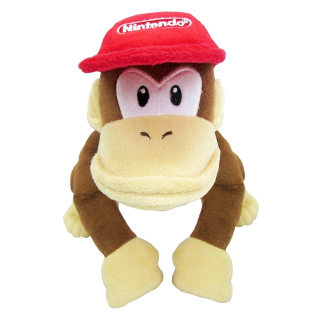 Peluche Sanei Super Mario All Star Collection Diddy Kong de 9 pulgadas