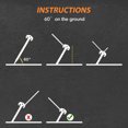 thumbnail image 2 of EAGLE PEAK 8 Pack Tent Stakes, 8 inch Heavy Duty Spiral Design Outdoor Tent Stakes for Beach, Ground Stakes Ground Anchors Pegs, Camping Pegs for Pitching Camping Tent, Canopies, Gardening and More, 2 of 6