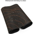 thumbnail image 4 of XXL Extended Large Mouse Pad Orange Topographic Map Gaming Desktop Mouse Mat Contour Lines Computer Keyboard Desk Pads Black Non-Slip Rubber Base Mousepad(Size:35.4x15.7in), 4 of 6