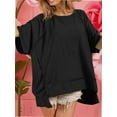 thumbnail image 3 of T Shirts for Women Summer Women's Tops Short Sleeve tshirts Casual Basic Tee, 3 of 6