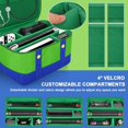 thumbnail image 6 of Carrying Case, Switch Case Travel，Portable Nylon Travel Case Storage Bag for Men, Green & Red & Black, 6 of 7
