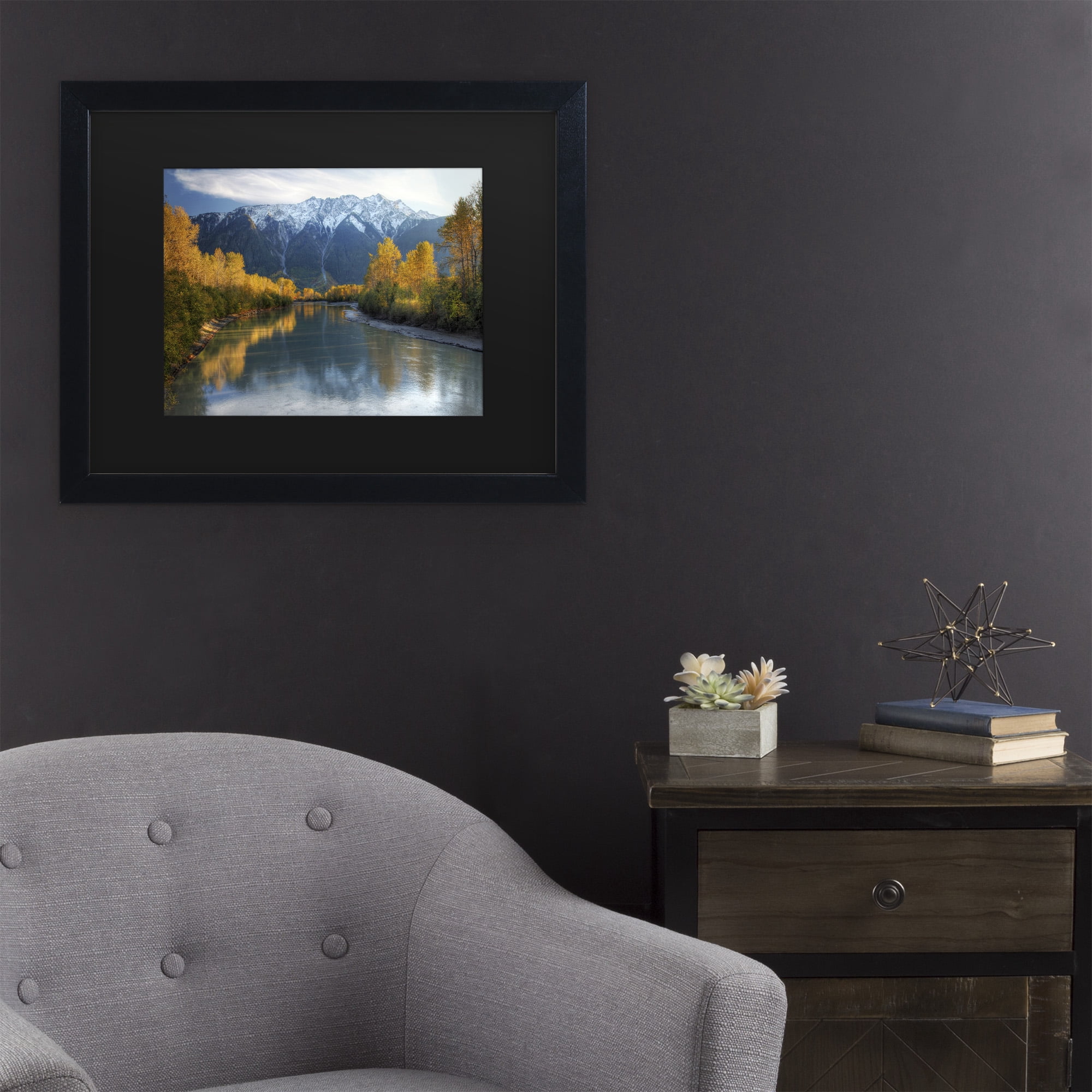 Trademark Fine Art 'Autumn River' Canvas Art by Pierre Leclerc
