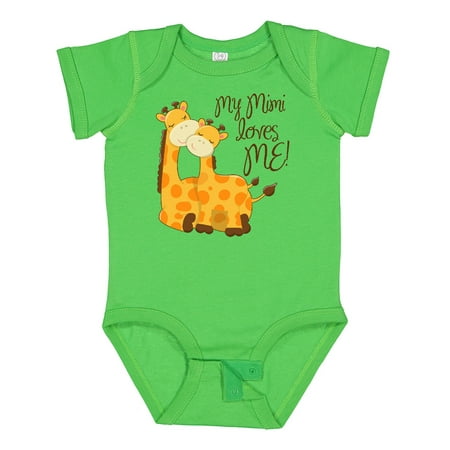 

Inktastic My Mimi Loves Me! Gift Baby Boy or Baby Girl Bodysuit