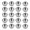 thumbnail image 1 of 24pcs Vela DIY CUPS VELA DRIP Protectores Silver Vela Cops Home Hotel Menorah Vela Tenedores de velas, 1 of 5