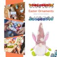 thumbnail image 2 of Decoración de conejo de Pascua para niños muñeco de conejo con Kuymtek luces Led brillantes elfo regalo para fiesta DIY decoraciones para el hogar 2022, 2 of 6