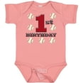 thumbnail image 3 of Inktastic First Birthday Baseball Boys Baby Bodysuit, 3 of 5