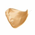 thumbnail image 3 of DALIX Exclusive Charmeuse Satin 3 Layer Face Mask in Gold - S-M, 3 of 5