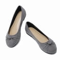 thumbnail image 3 of Veittes Women's Wide Width Flats Shoes - Round Toe Bow Comfortable Casual Ballet Shoes., 3 of 8