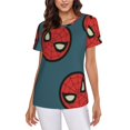 thumbnail image 1 of Spider-Man Women's Crew Neck Short Sleeve T-Shirt, 1 of 7