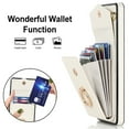 thumbnail image 3 of Asuwish Compatible with Samsung Galaxy S20 Ultra 5G Wallet Phone Case Tempered Glass Screen Protector Ring RFID Credit Card Holder PU Leather Cell Cover for S20ultra 20S S 20 A20 S2O 20ultra G5 White, 3 of 11