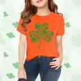 thumbnail image 2 of Ruyang Girls Short Sleeve T Shirts Kids Summer Tops Cotton Crewneck Tees Cute Irish 𝐒hamrock Printed Shirt St Patricks Day Outfits, 2 of 7
