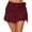 A-Wine120, variant on XIAONU Wrap Mini Skirt For Women Ruffled Edge Tie-Accented Cute Skirts Beach Swimwear Cover-Up Vacation Skirt