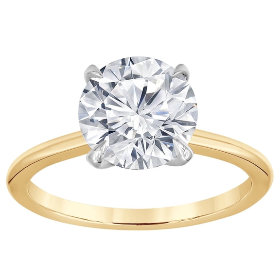 Unique Moments 1.5 ct Lab Grown Diamond Solitaire Ring in 14K Yellow Gold