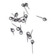 thumbnail image 4 of 10x Bait Spike Hook Bait Sting Boilies Hair Rig Carp Fishing Tackle (10mm), 4 of 4