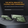 thumbnail image 3 of ELEHOLD for Samsung Galaxy A52 5G Case, Compatible with Mag safe Accessories, Strong Magnetic Military-Grade Drop Protection Invisible Kickstand Shockproof Protective Phone Case,Armygreen, 3 of 7
