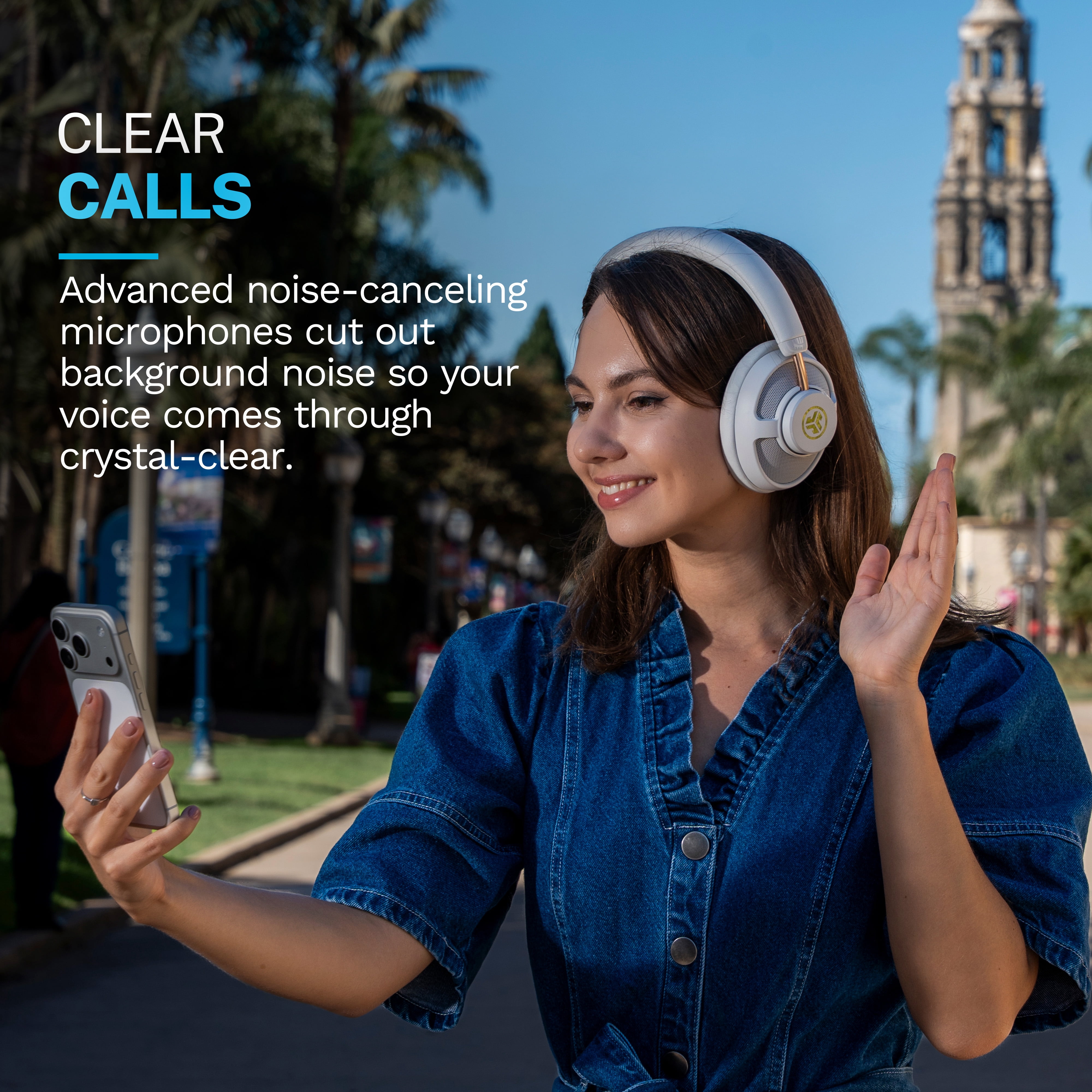 JLab JBuds Open Wireless Headphones, Cloud Foam Comfort, 24Hr Battery, Open-Ear, Cloud White