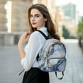 thumbnail image 6 of FORMRS Mini Backpack Purse for Women Travel Daypack Casual Shoulder Bag, Abstract Marble Pattern, 6 of 7