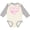 Natural and Heather, variant on Inktastic I Love My Glamma in Pink Chalk Heart Boys or Girls Long Sleeve Baby Bodysuit