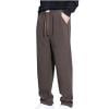 thumbnail image 3 of Aursykel Mens Casual Pants Fashion Loose Straight Leg Pant Elastic Waist Drawstring Sweatpants Solid Color Soft Sweatpant, 3 of 3