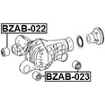 thumbnail image 2 of Febest DIFFERENTIAL MOUNT BUSHING # BZAB-022 OEM A1643330014, 2 of 2