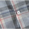 thumbnail image 6 of FAVIPT 2024 Men's Plaid Hooded Shirts Casual Long Sleeve Lightweight Shirt Jackets Fashion Button Down Flannel Shirts Fall Winter Jackets, 6 of 7
